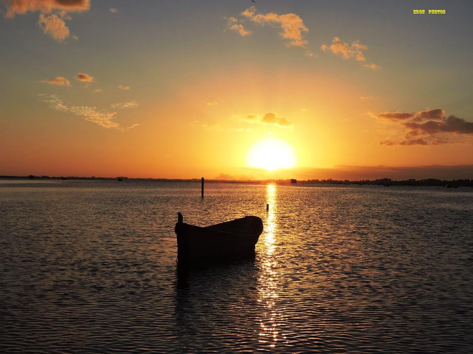 Entardecer no litoral de Rio Grande RS