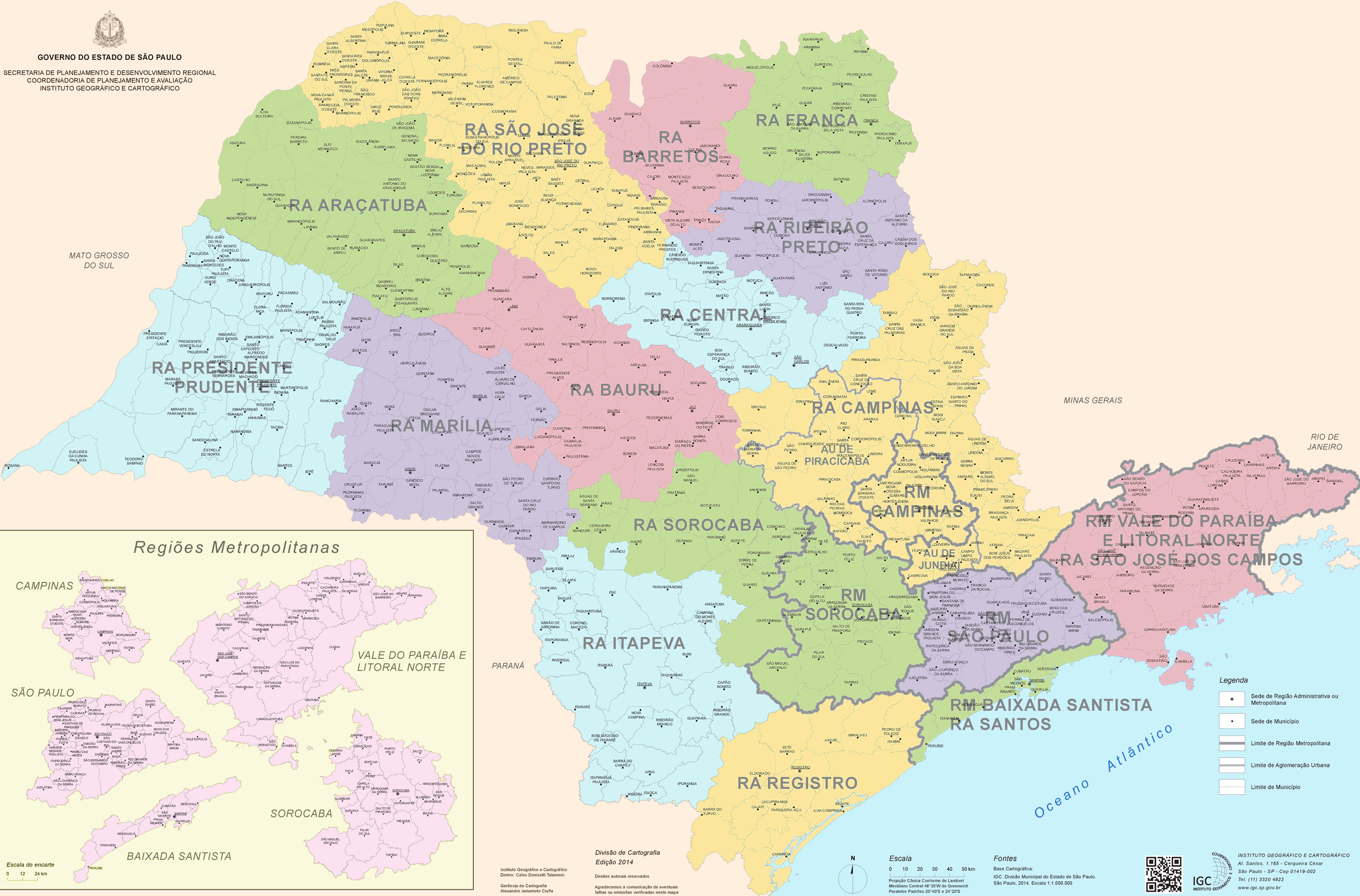 Mapa estilizado destacando o oeste paulista (região de Presidente Prudente/Alta Paulista)