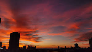 Skyline de Campinas SP ao entardecer