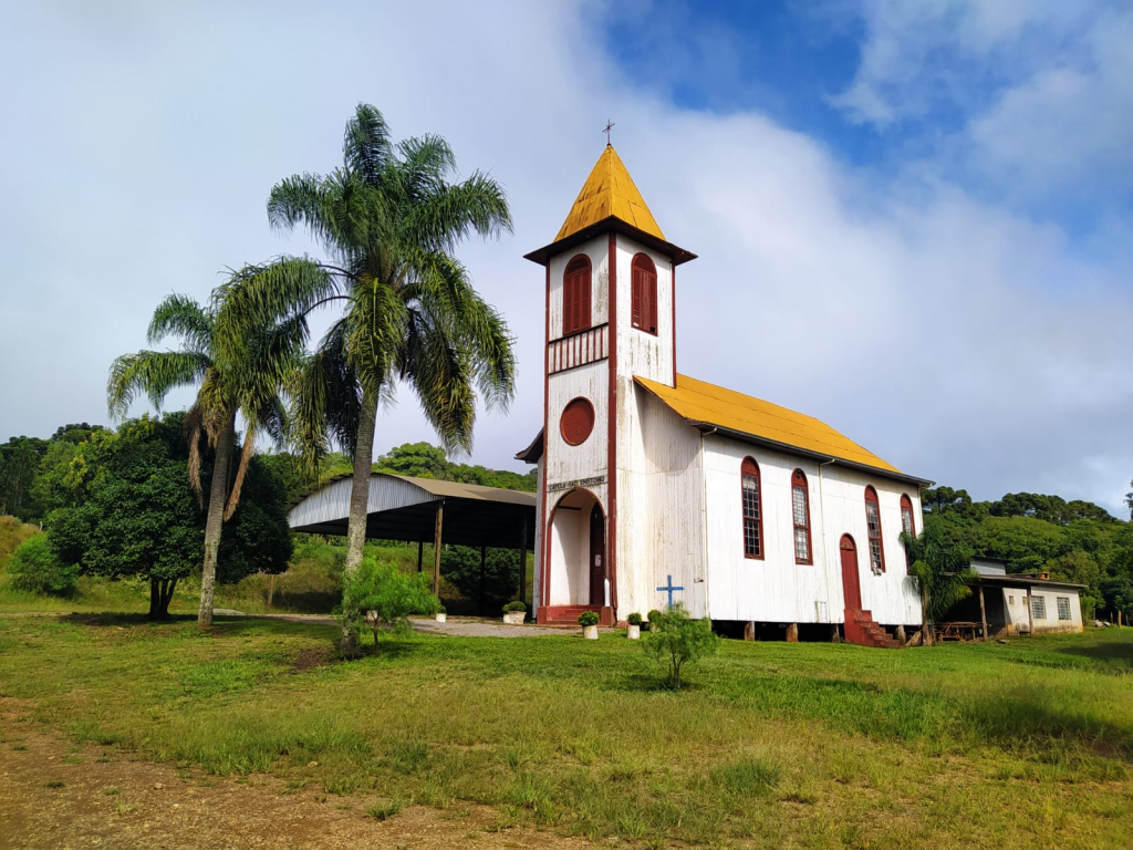 Vista urbana de Ibiraiaras RS, na Serra Gaúcha