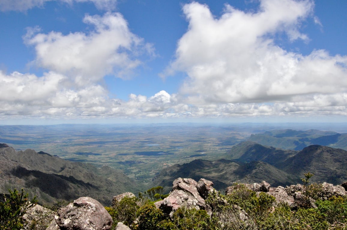 Vista da Chapada Diamantina, região de Miguel Calmon BA