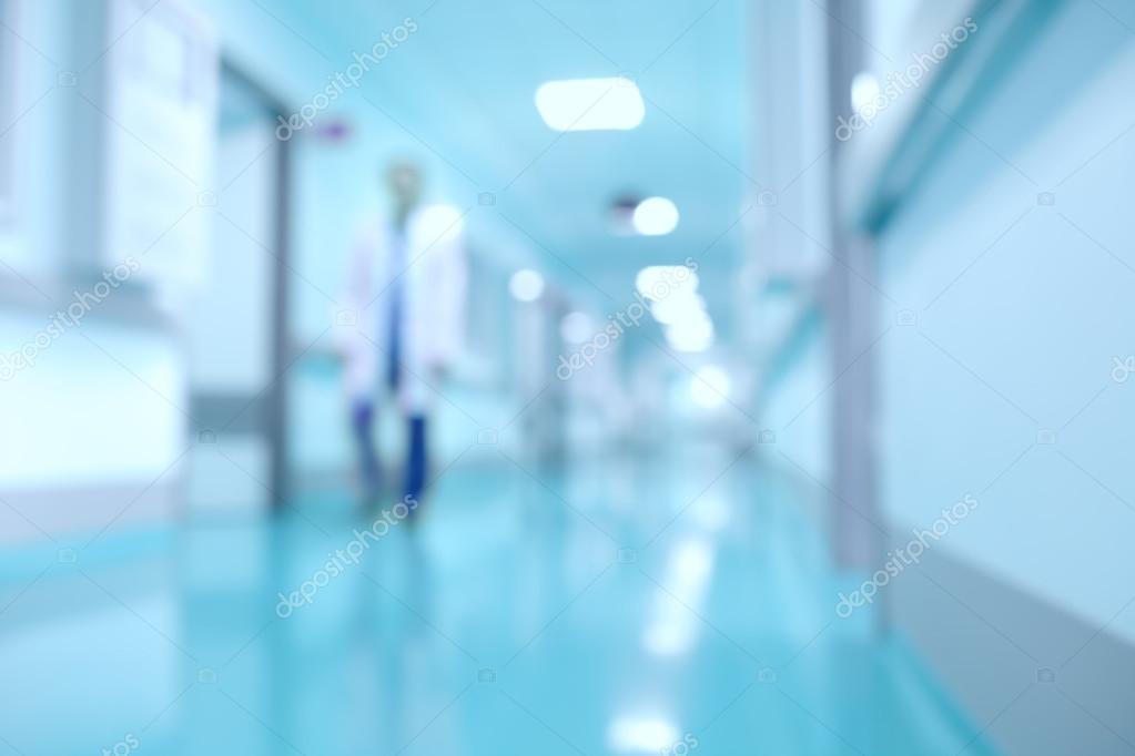 Ambiente hospitalar – corredor de unidade de saúde