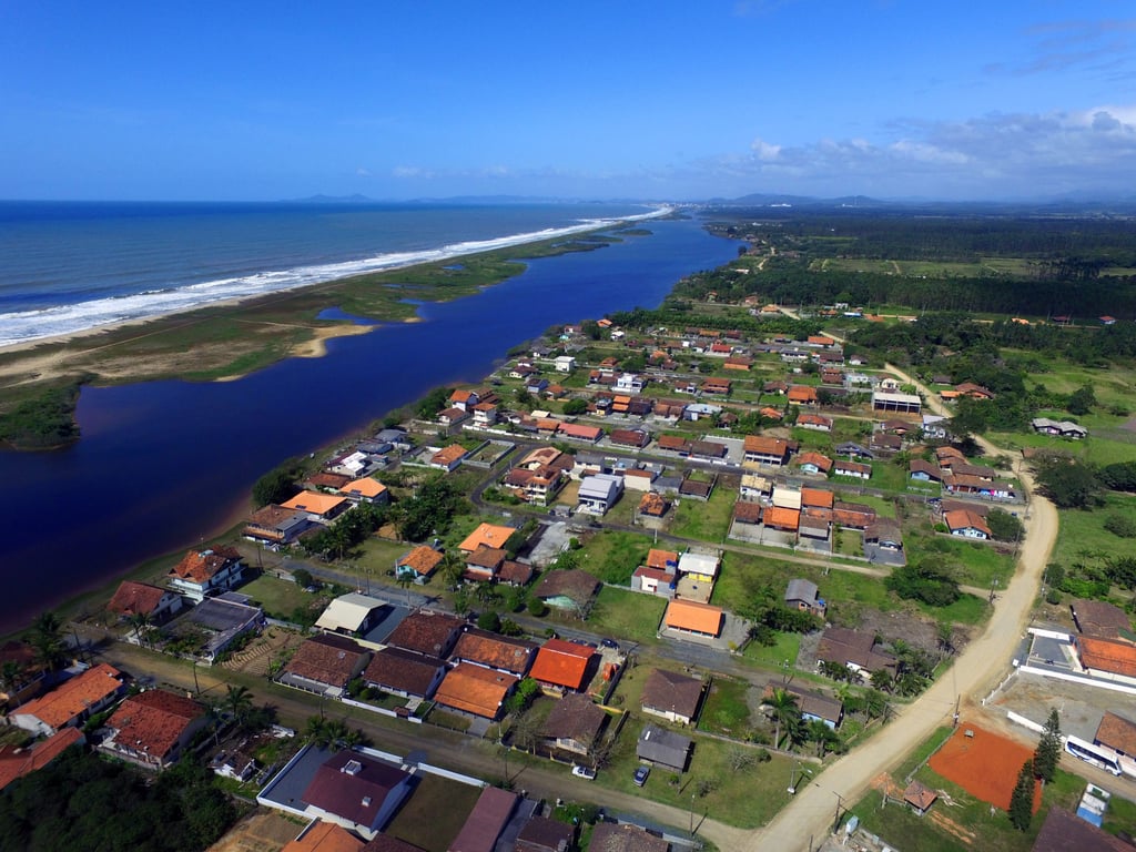 Vista aérea de Araquari SC
