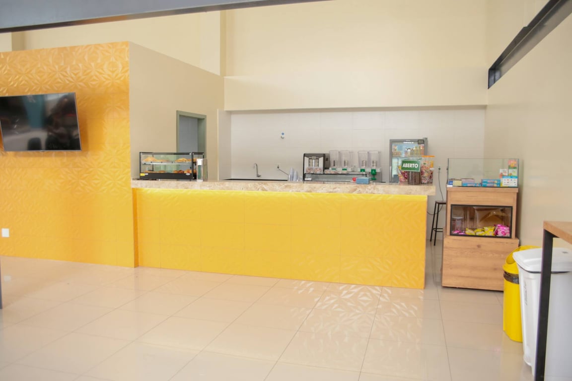 Ambiente de recepção/atendimento em unidade de saúde