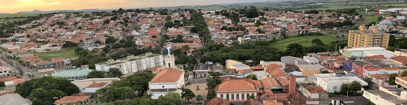 Vista aérea de Rio das Pedras, SP