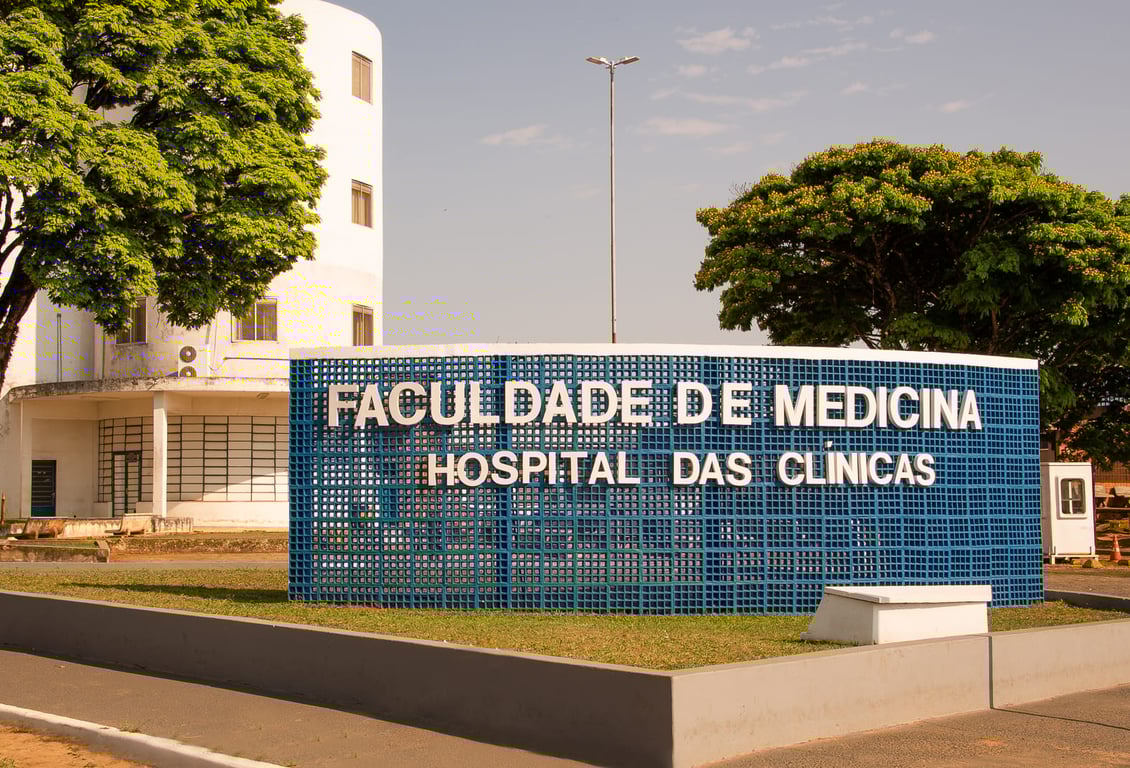 Fachada do HCFMB/Unesp em Botucatu