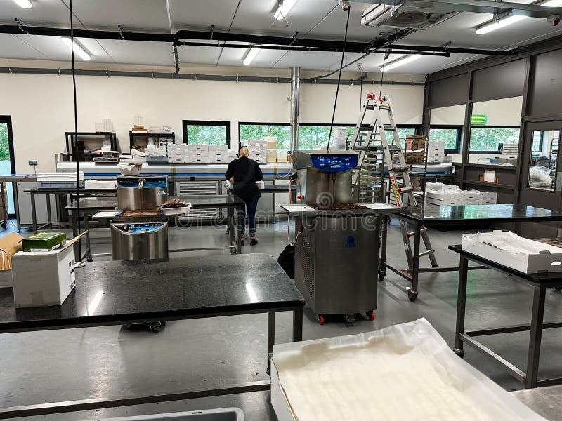 Cozinha de refeitório escolar