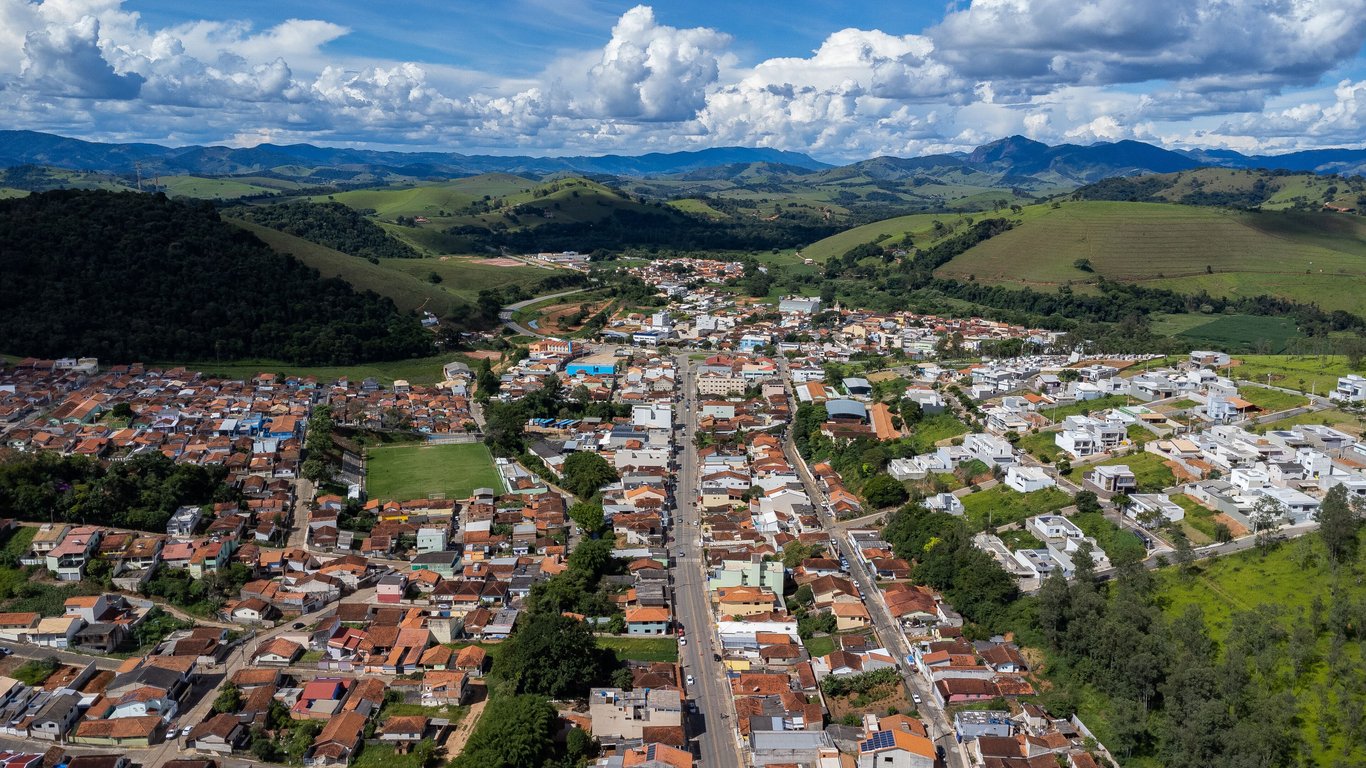 Vista aérea de Piranguinho MG