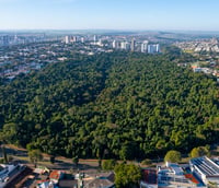 Vista aérea de Jandaia do Sul PR.