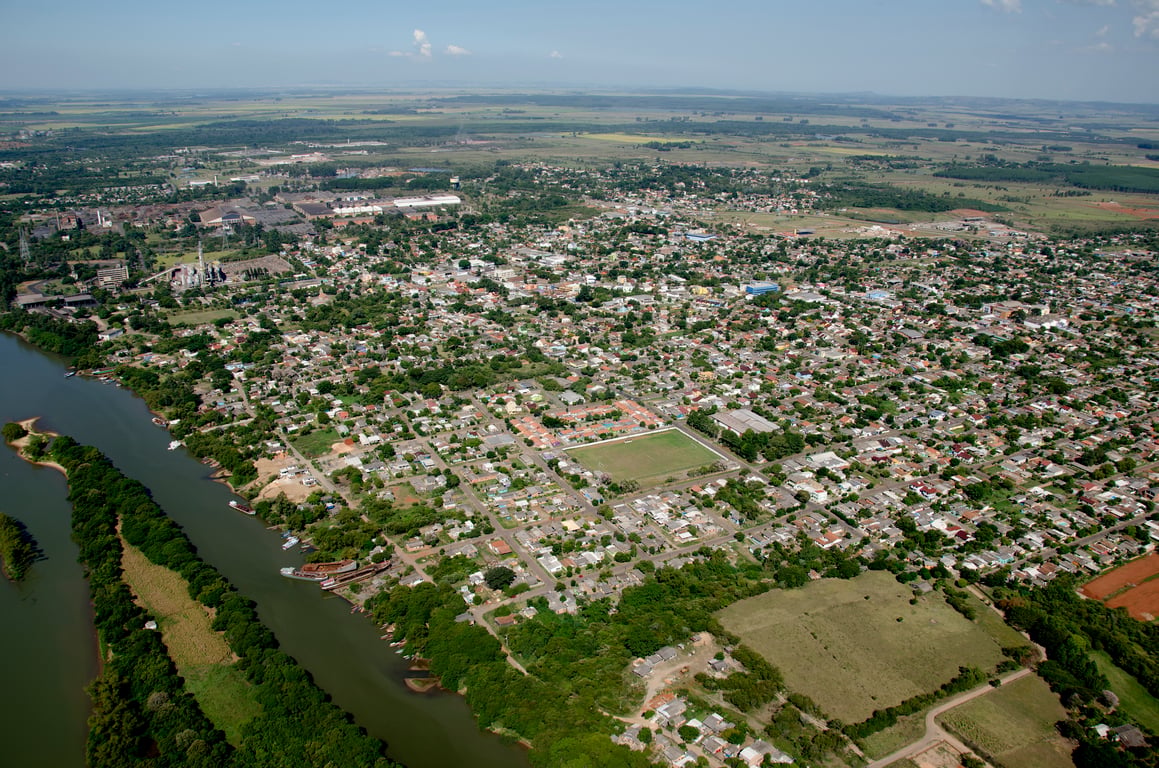 Vista aérea de Charqueadas RS
