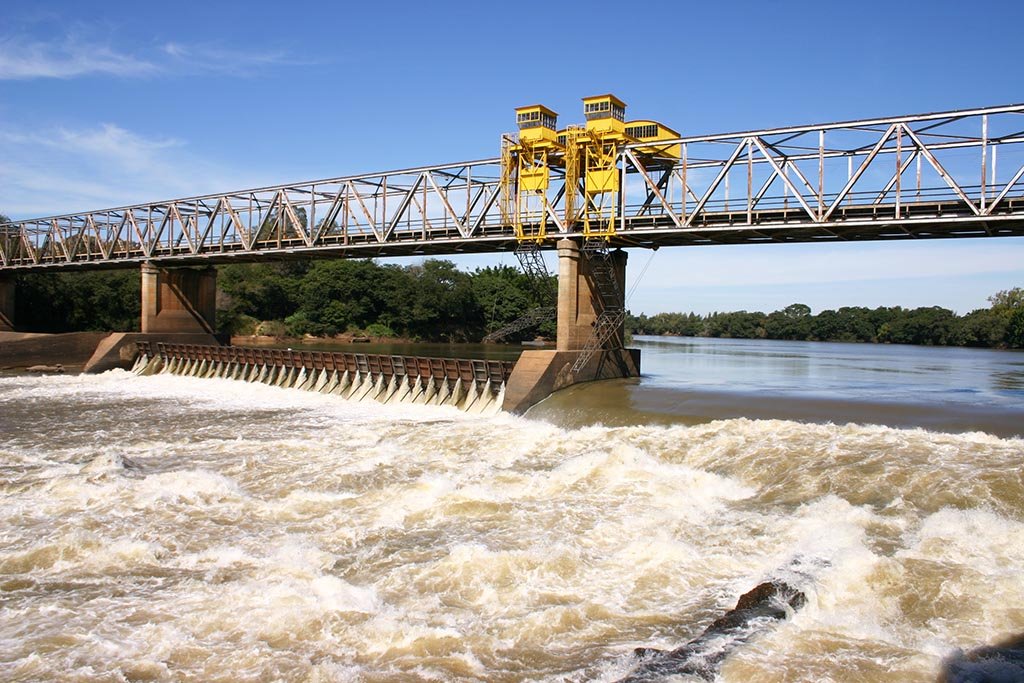 Ponte sobre o rio Jacuí em Cachoeira do Sul RS