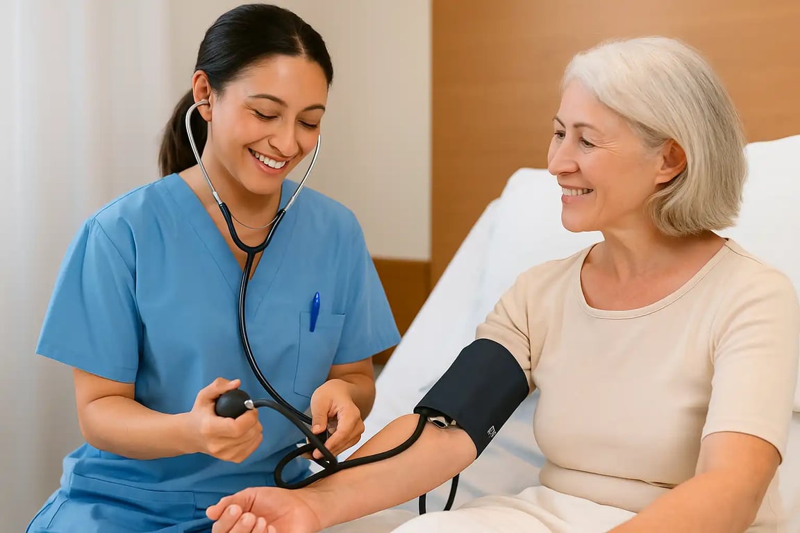 Atendimento em unidade de saúde