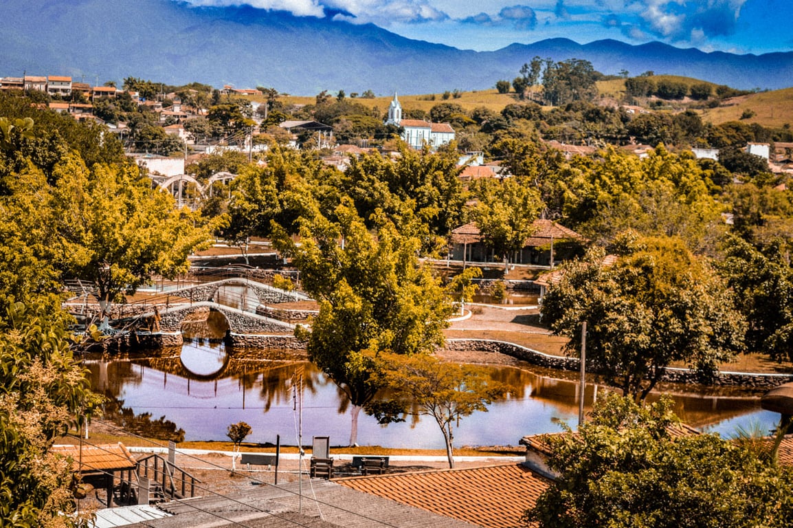 Vista urbana de Cachoeira Paulista SP