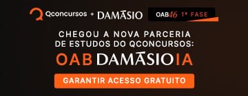 Resolva questões com o suporte da IA. Chegou a nova parceria de estudos do QC: OAB Damásio IA.