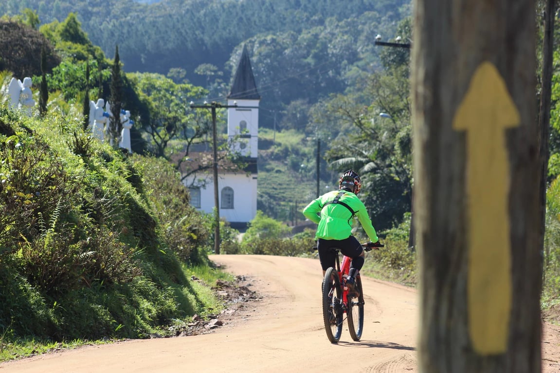Cicloturismo no Vale Europeu, região de Timbó SC