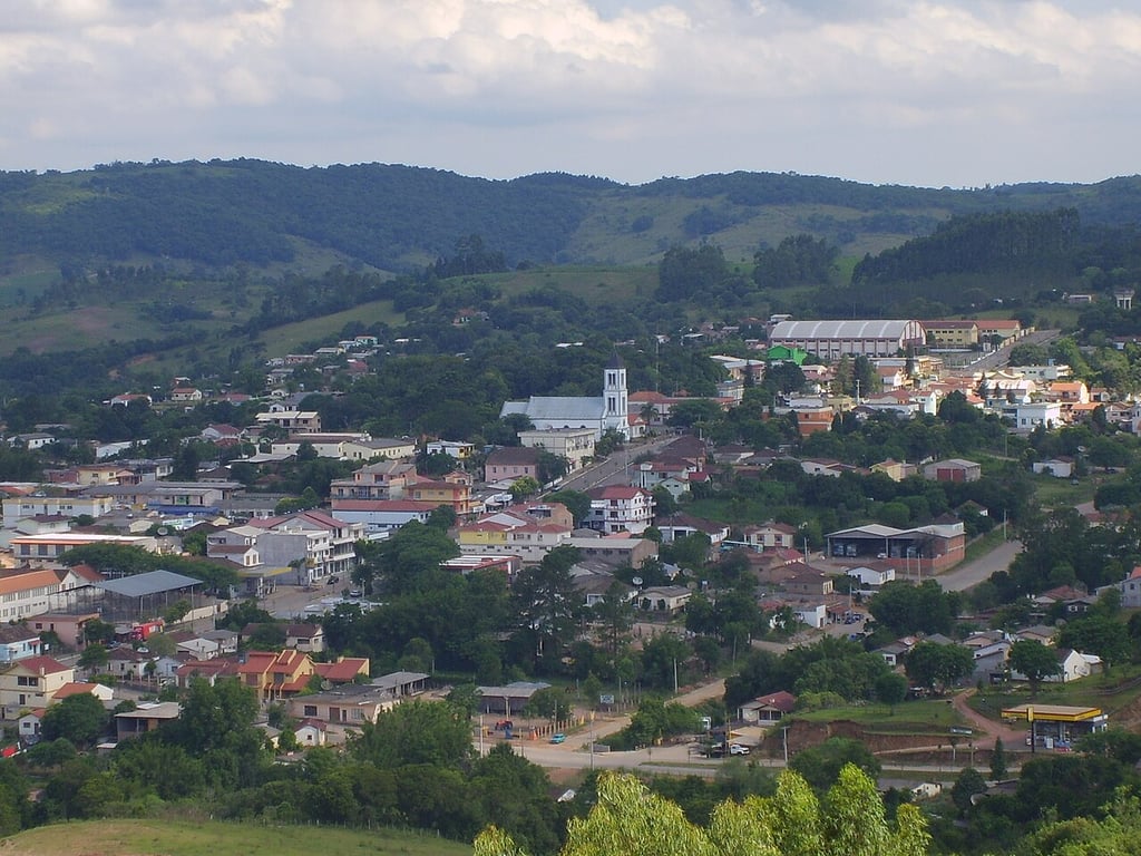 Vista aérea de Dom Feliciano RS