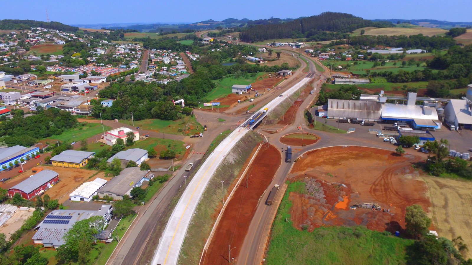 Vista aérea de São José do Cedro SC