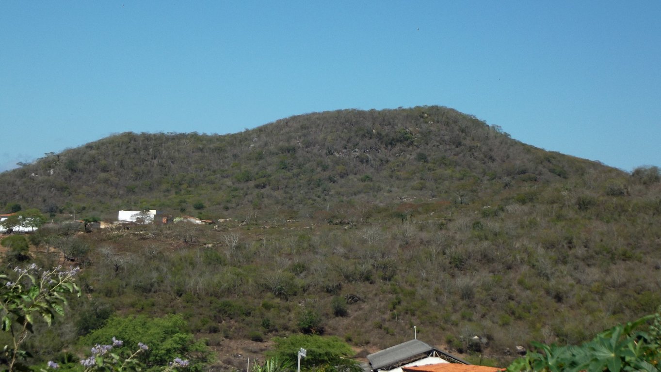 Vista de Palmeira dos Índios ao entardecer, com morros ao fundo e área urbana em primeiro plano