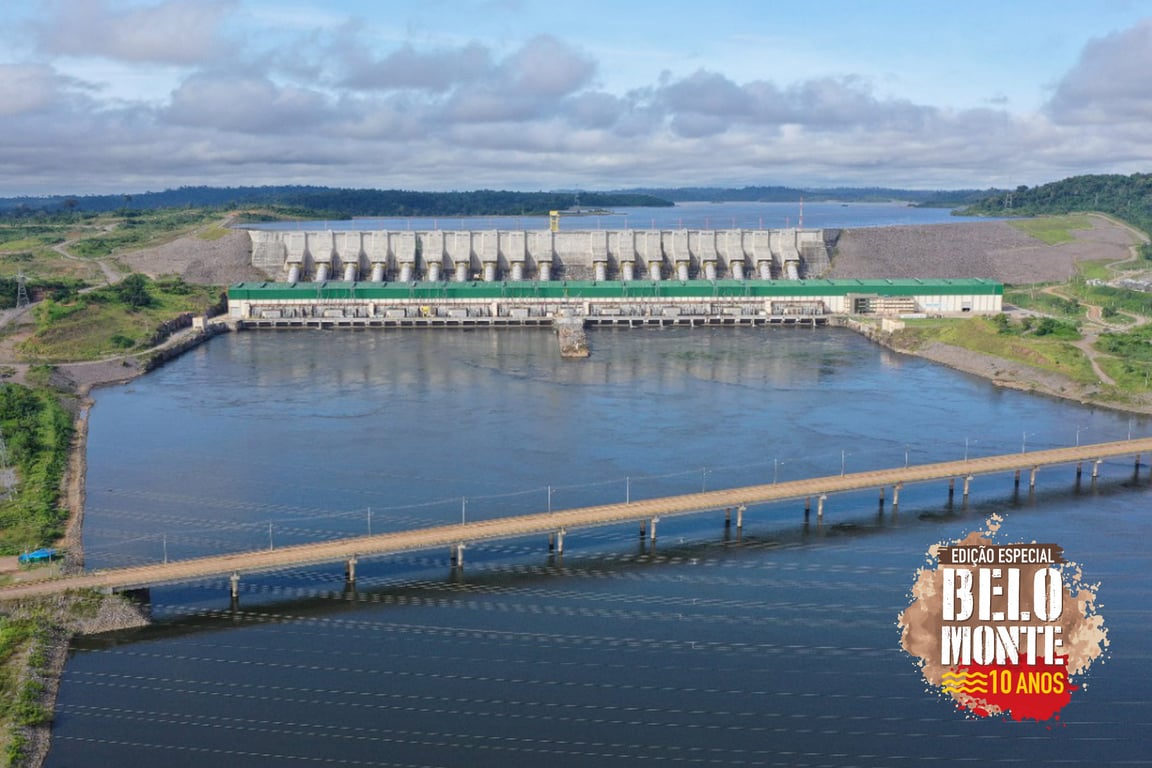 Vista panorâmica da Usina Hidrelétrica de Tucuruí, no rio Tocantins