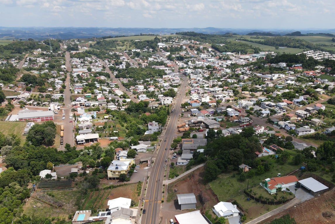 Vista aérea de Descanso SC