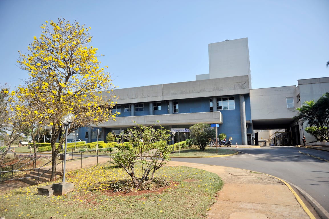 Fachada do Hospital das Clínicas da FMRP‑USP