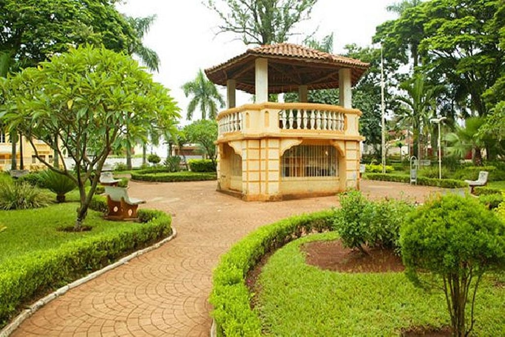 Vista aérea de Taciba, no Oeste Paulista