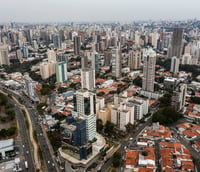 Horizonte urbano de Campinas SP