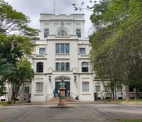 Fachada da Faculdade de Medicina da USP em São Paulo.