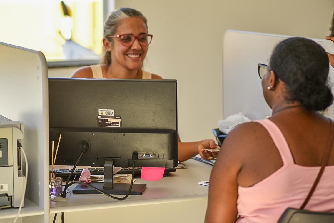 Atendimento de serviço social em unidade pública, típico de um CRAS