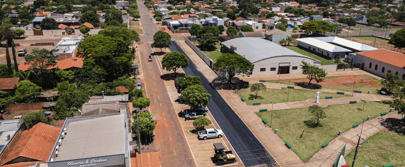 Vista aérea de Caarapó (MS)