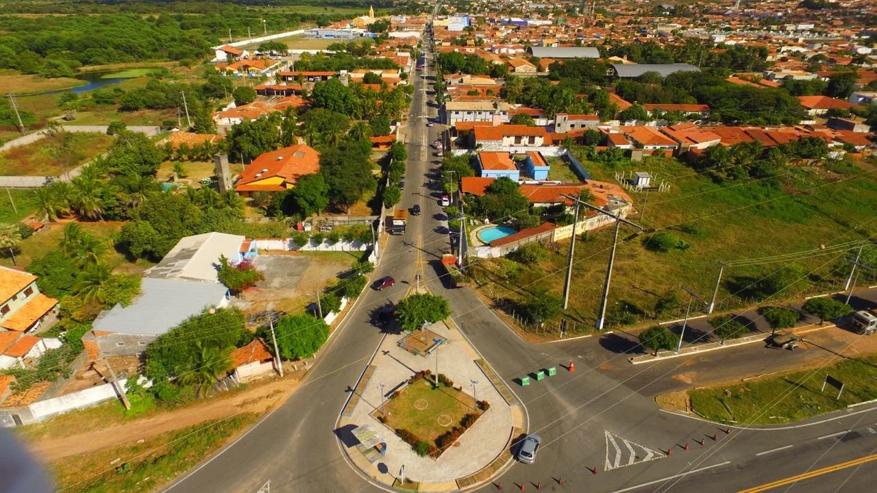 Vista aérea de Milagres CE