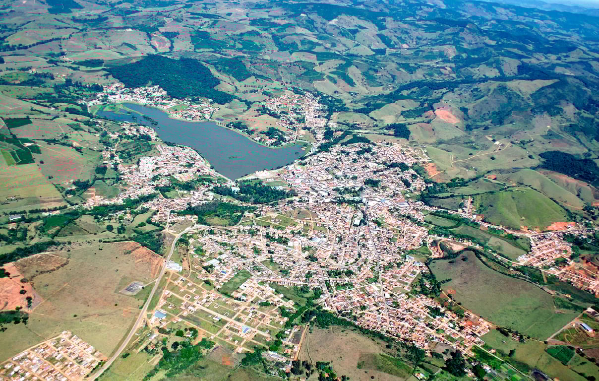 Vista aérea de Cláudio MG