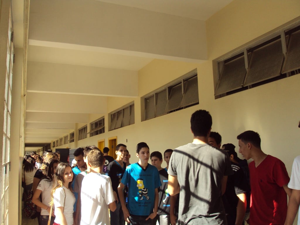 Ambiente escolar no Colégio Técnico de Limeira