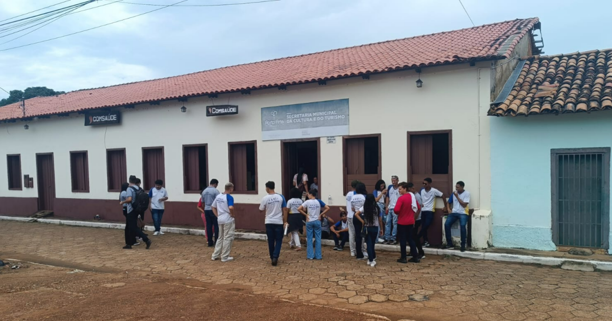 Centro histórico de Porto Nacional às margens do Rio Tocantins