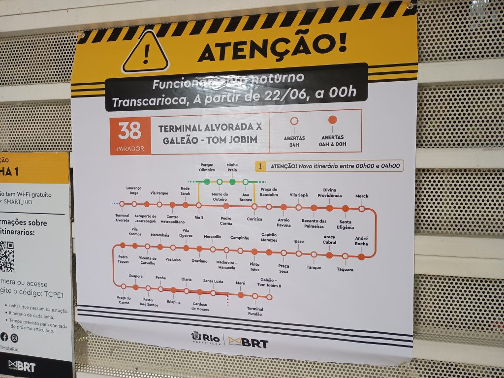 Infraestrutura de mobilidade na Barra da Tijuca, com corredor BRT e tráfego urbano
