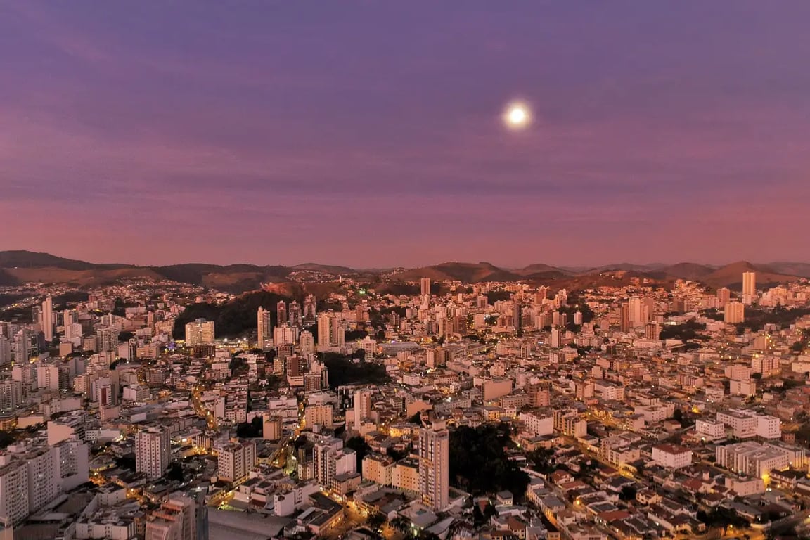 Vista aérea de Juiz de Fora MG