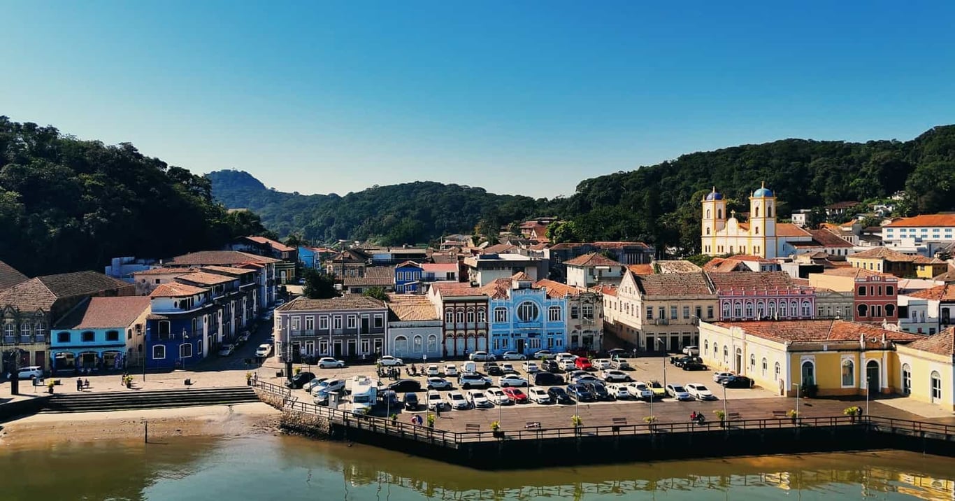 Vista aérea de São Bento do Sul SC