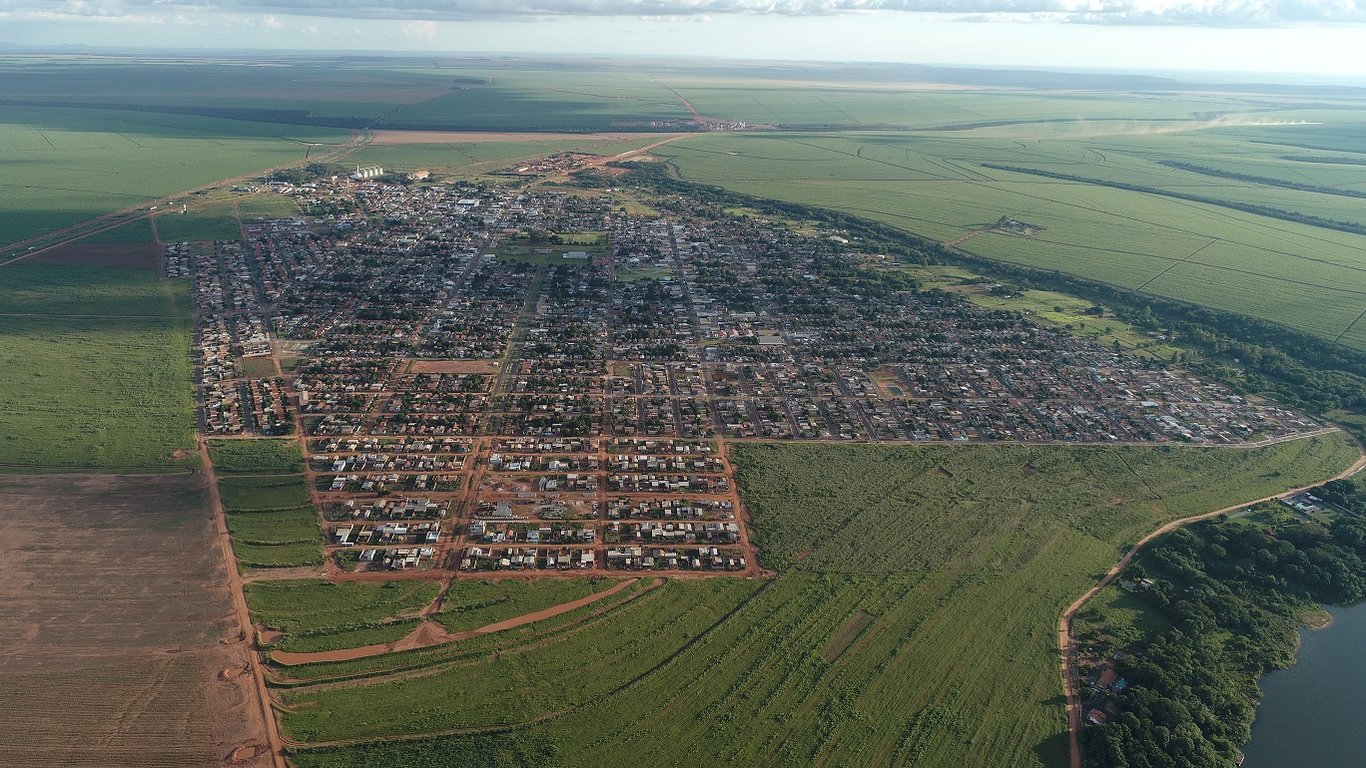 Vista aérea de Sonora (MS)