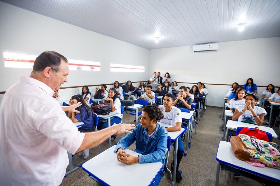 Sala de aula na rede pública do Maranhão