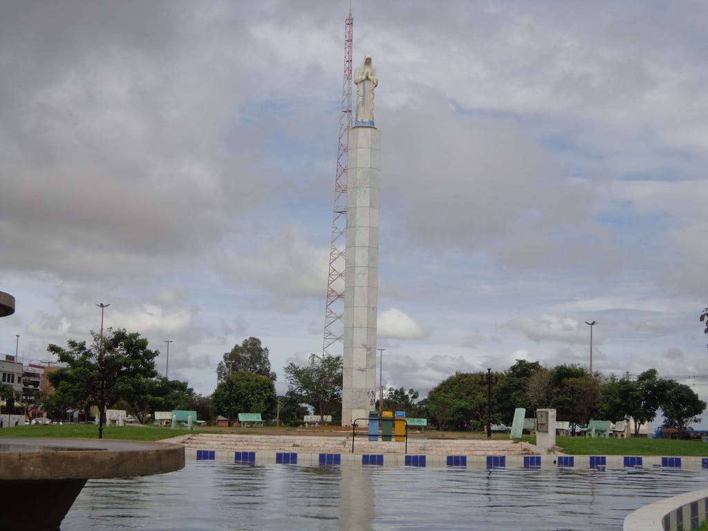 Vista aérea do centro de Ipameri GO