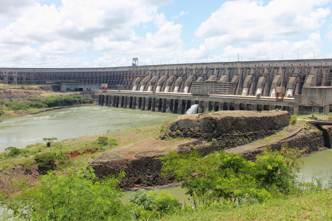 Reservatório da UHE Segredo, no Rio Iguaçu