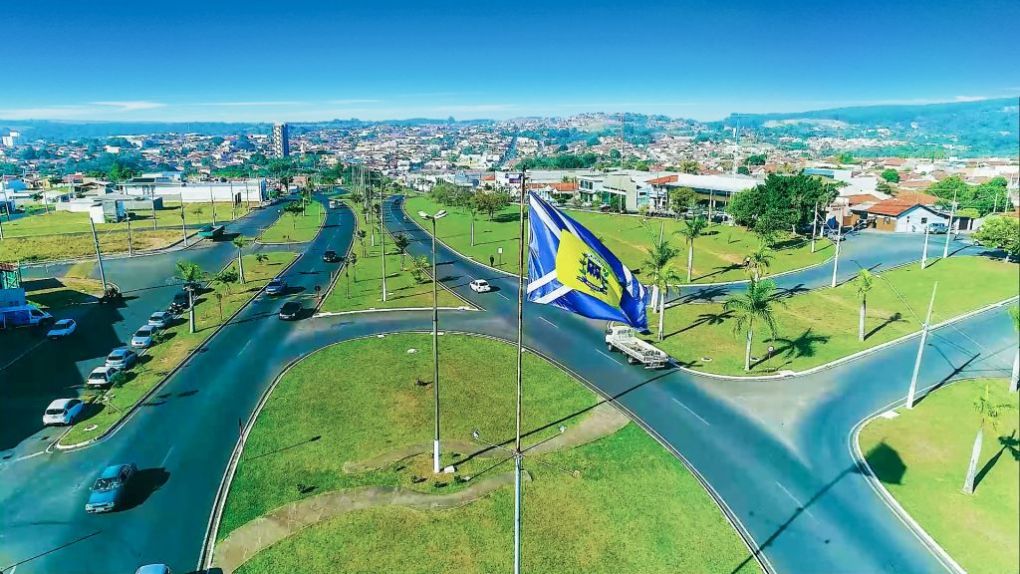 Vista aérea de Agudos SP