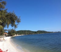 Paisagem da Lagoa de Araruama em São Pedro da Aldeia RJ.