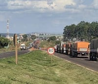 Vista rodoviária no norte de MS, representando a região de Sonora