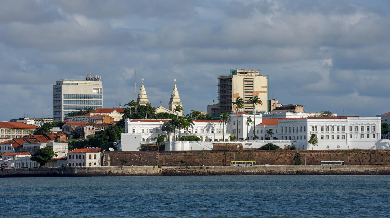 Vista aérea de São Luís, capital do Maranhão