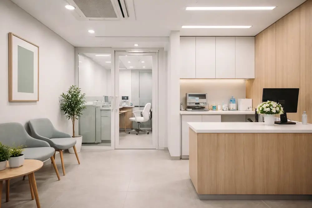 Laboratório clínico moderno