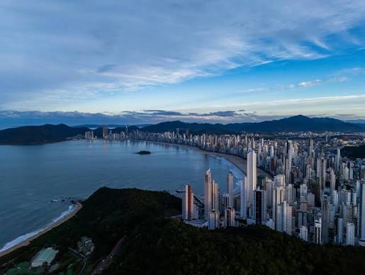 Vista aérea de Balneário Camboriú