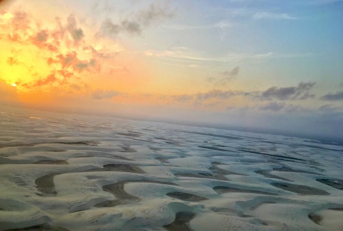 Paisagem do Maranhão ao entardecer
