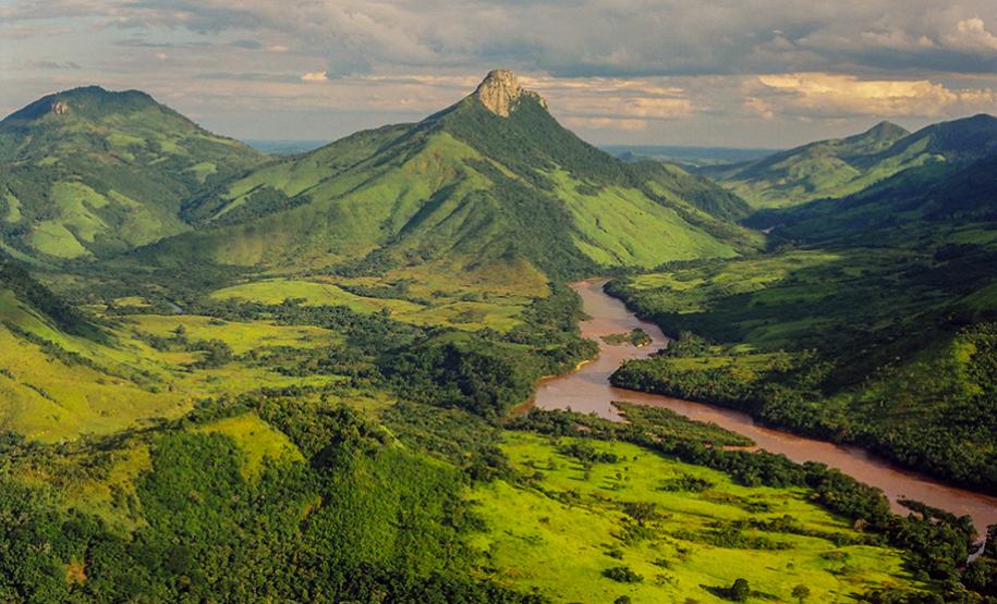 Paisagem na região de Sapopema PR