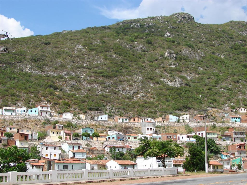 Vista urbana na região de Caém, no norte da Bahia